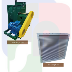 Centrifugal Fan & Heating Coil
