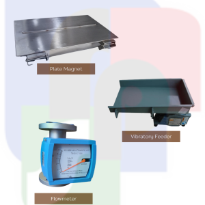 Vibratory Feeder, Plate Magnet, Piping, Fitting, Valve, Flowmeter, Gauge, Transmitter etc